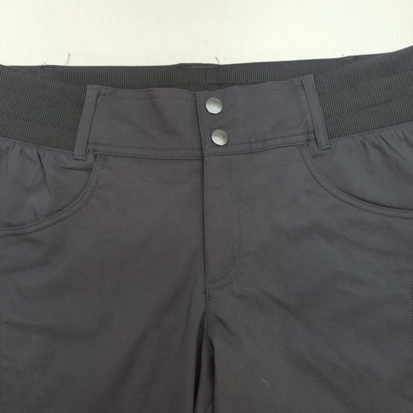 Title Nine Recycled Clamber 2.0 Hiking Capris Womens 8 Black Lightweight - Picture 2 of 12